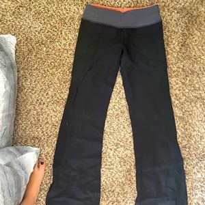 Lululemon flare reversible workout pants